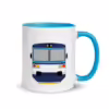 Coloured mug with CD 810 'RegioMouse'