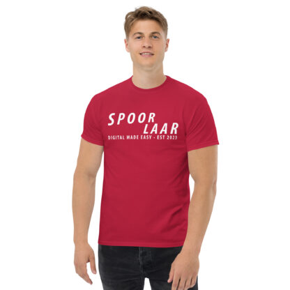 Spoorlaar 'Digital made easy' T-shirt witte tekst - Image 7