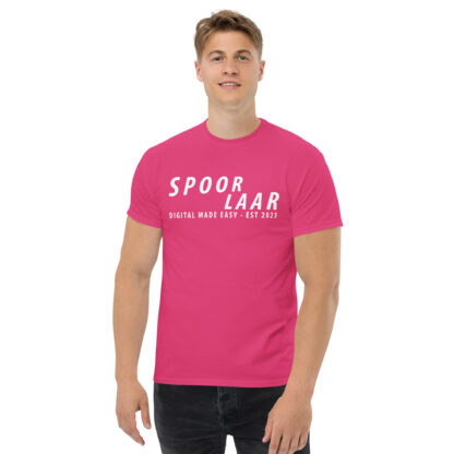 Spoorlaar 'Digital made easy' T-shirt witte tekst - Image 11