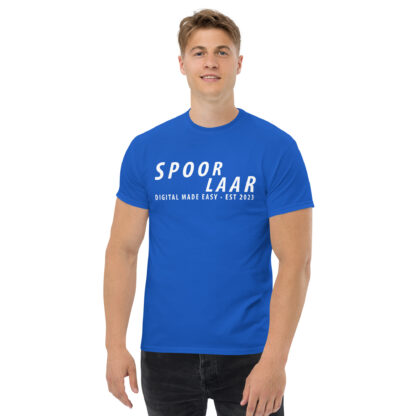 Spoorlaar 'Digital made easy' T-shirt witte tekst - Image 8
