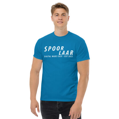 Spoorlaar 'Digital made easy' T-shirt witte tekst - Image 10