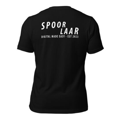 Spoorlaar 'Digital made easy' T-shirt witte tekst premium - Image 3