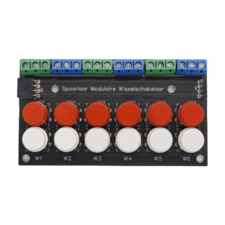 Changeover switch for 6 switches