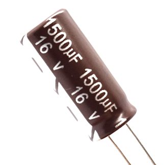 Condensator 1500uF 16V 8 mm x 18 mm (Ø x h) ±20%